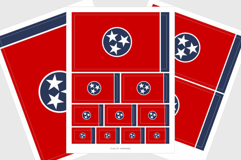 Tennessee Flag Stickers