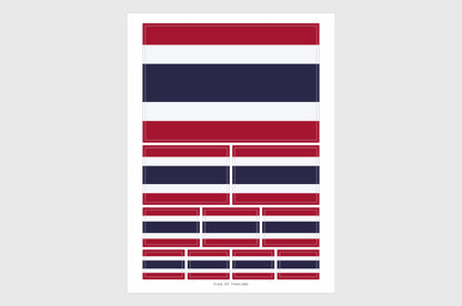 Thailand Flag Stickers