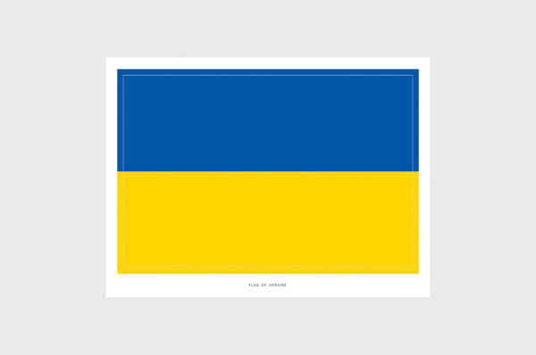 Ukraine Flag Stickers