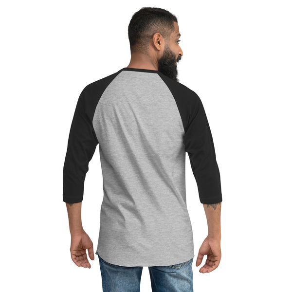 Straight Ally Flag 3/4 Sleeve Raglan Shirt