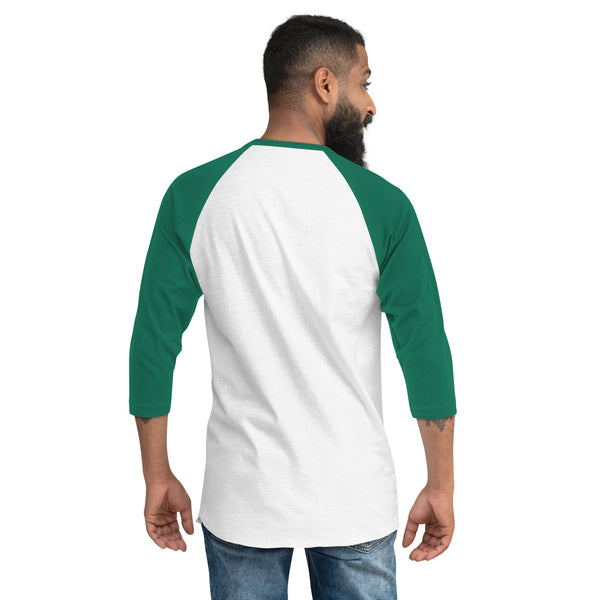 Agender Pride Flag 3/4 Sleeve Raglan Shirt