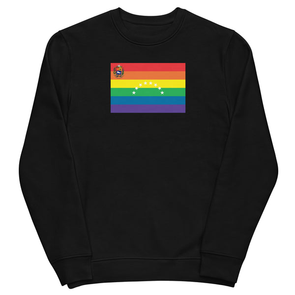 Venezuela LGBT Pride Flag Unisex eco sweatshirt