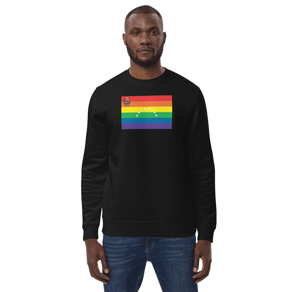 Venezuela LGBT Pride Flag Unisex eco sweatshirt
