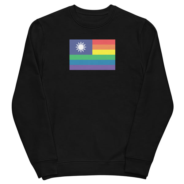Taiwan LGBT Pride Flag Unisex eco sweatshirt