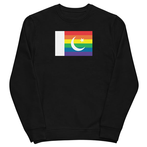 Pakistan LGBT Pride Flag Unisex eco sweatshirt
