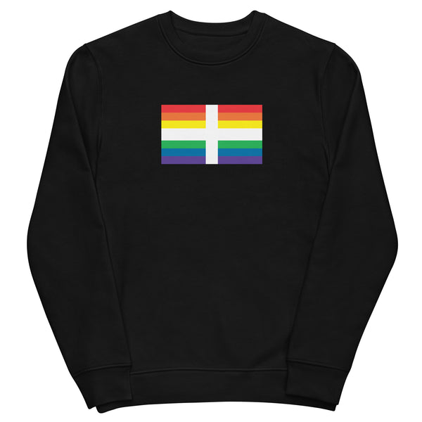 England Pride Flag Unisex eco sweatshirt