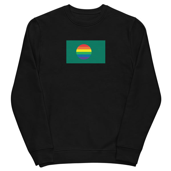 Bangladesh LGBT Pride Flag Unisex Eco Sweatshirt