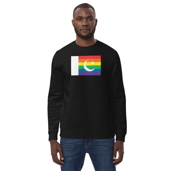 Pakistan LGBT Pride Flag Unisex eco sweatshirt