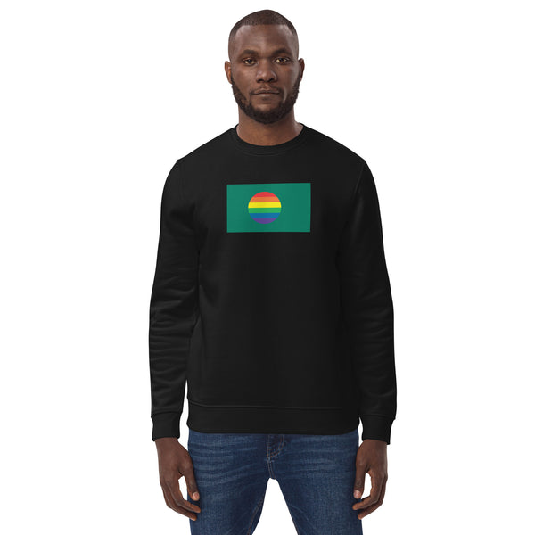 Bangladesh LGBT Pride Flag Unisex Eco Sweatshirt