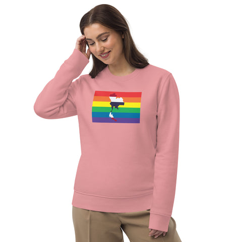 Thailand LGBT Pride Flag Unisex eco sweatshirt