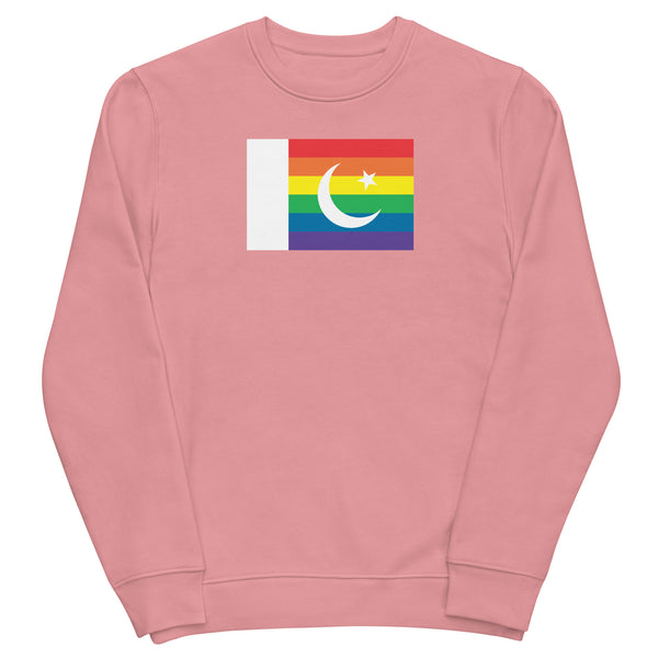 Pakistan LGBT Pride Flag Unisex eco sweatshirt
