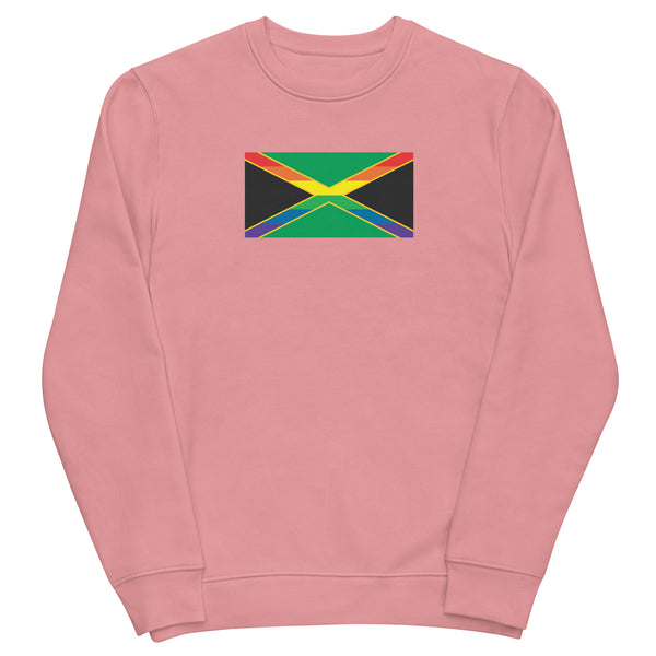 Jamaica LGBT Pride Flag Unisex eco sweatshirt
