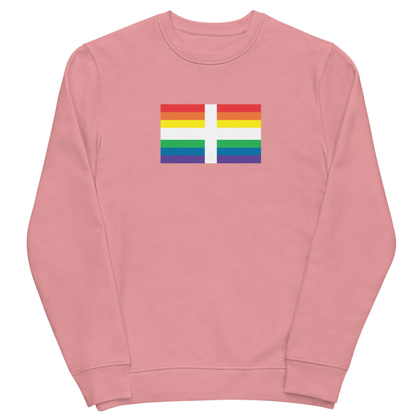England Pride Flag Unisex eco sweatshirt