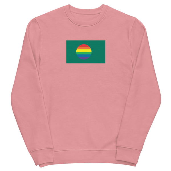 Bangladesh LGBT Pride Flag Unisex Eco Sweatshirt