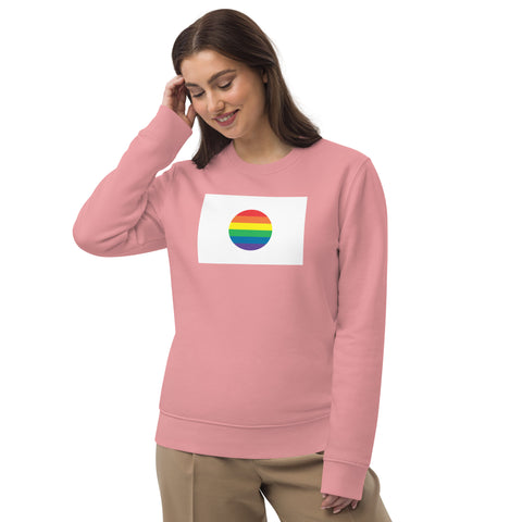 Japan LGBT Pride Flag Unisex eco sweatshirt