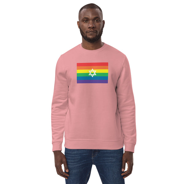 Israel LGBT Pride Flag Unisex eco sweatshirt