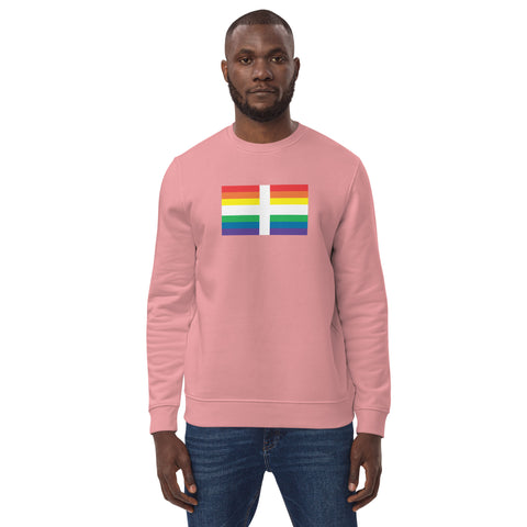 England Pride Flag Unisex eco sweatshirt
