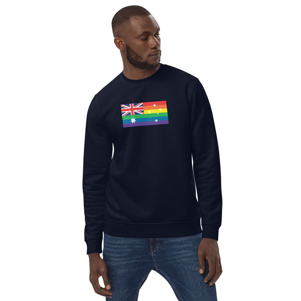 Australia LGBT Pride FlagUnisex Eco Sweatshirt