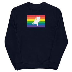 Netherlands LGBT Pride Flag Unisex eco sweatshirt