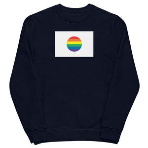 Japan LGBT Pride Flag Unisex eco sweatshirt