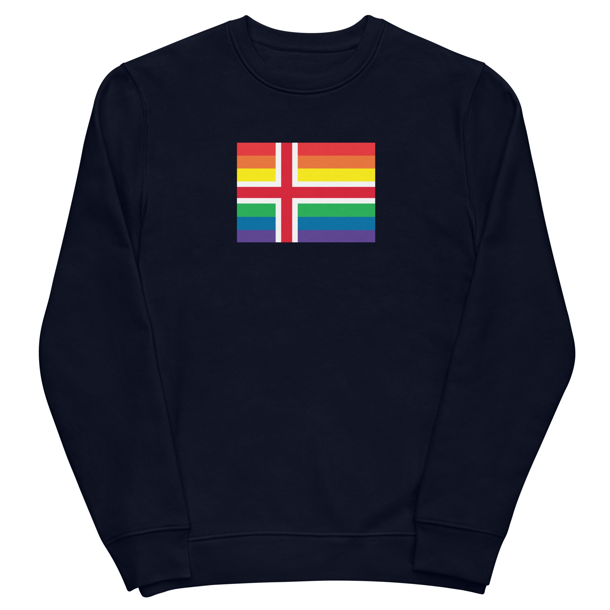 Iceland LGBT Pride Flag Unisex Eco-Sweatshirt