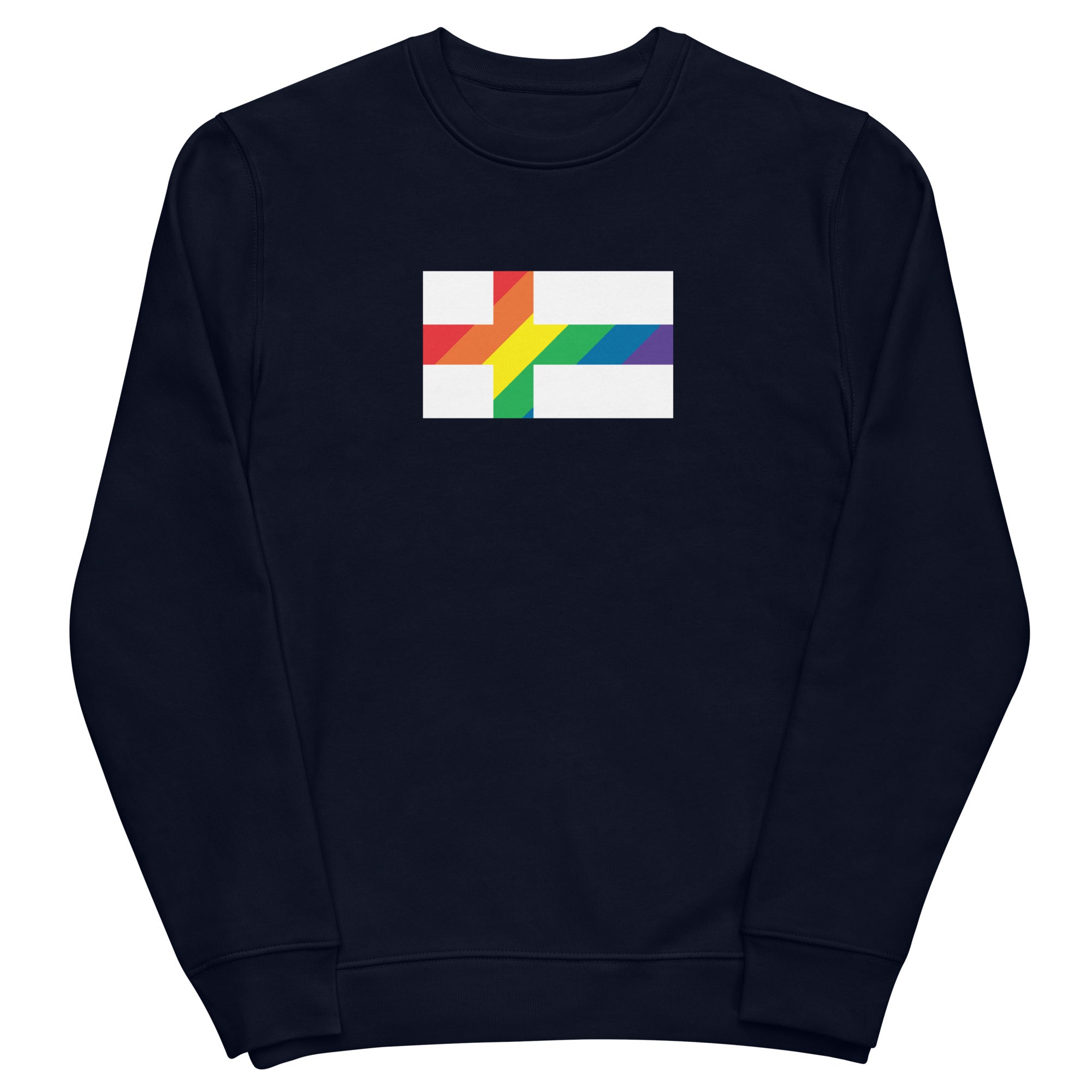 Finland LGBT Pride Flag Unisex eco sweatshirt