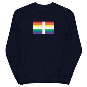 England Pride Flag Unisex eco sweatshirt