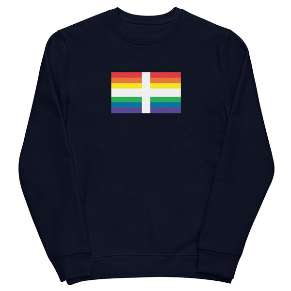 England Pride Flag Unisex eco sweatshirt
