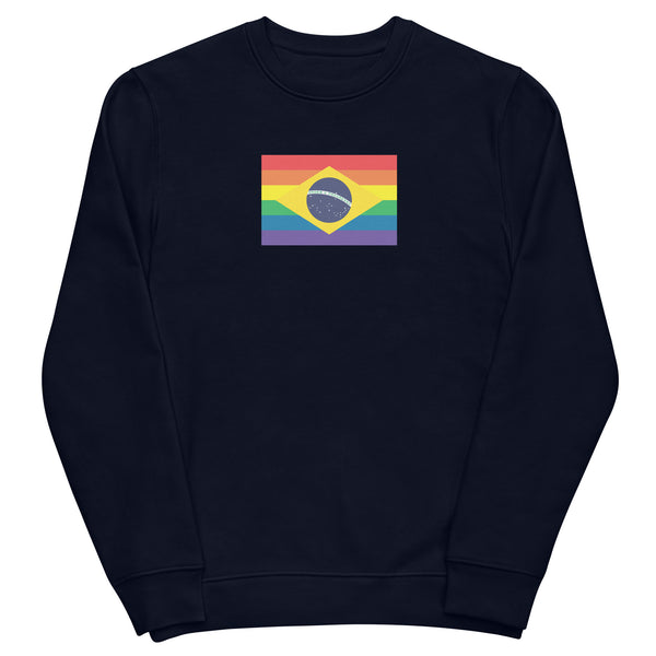 Brazil LGBT Pride Flag Unisex Eco Sweatshirt