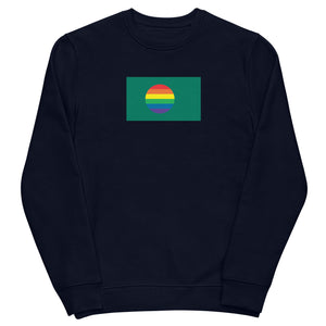 Bangladesh LGBT Pride Flag Unisex Eco Sweatshirt