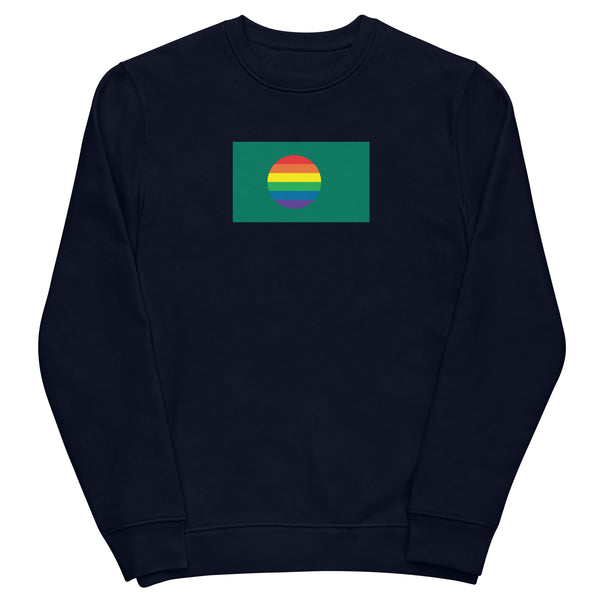 Bangladesh LGBT Pride Flag Unisex Eco Sweatshirt