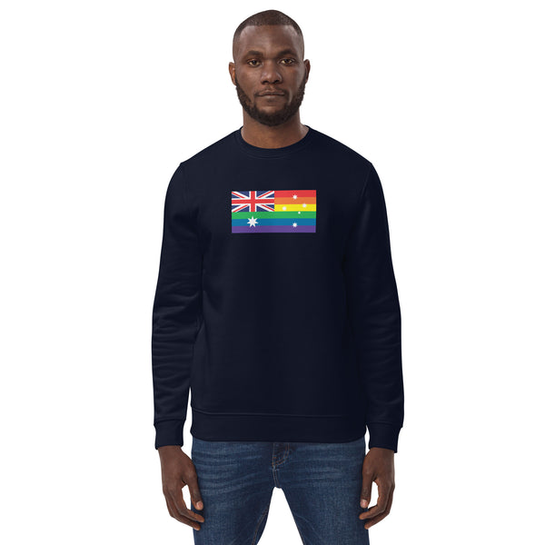 Australia LGBT Pride FlagUnisex Eco Sweatshirt