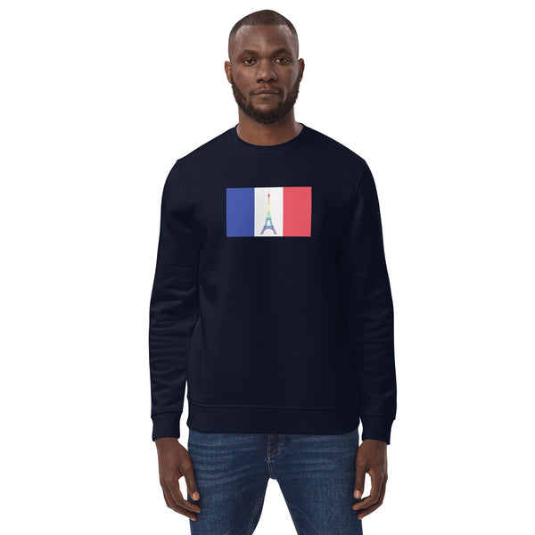 France LGBT Pride Flag Unisex eco sweatshirt