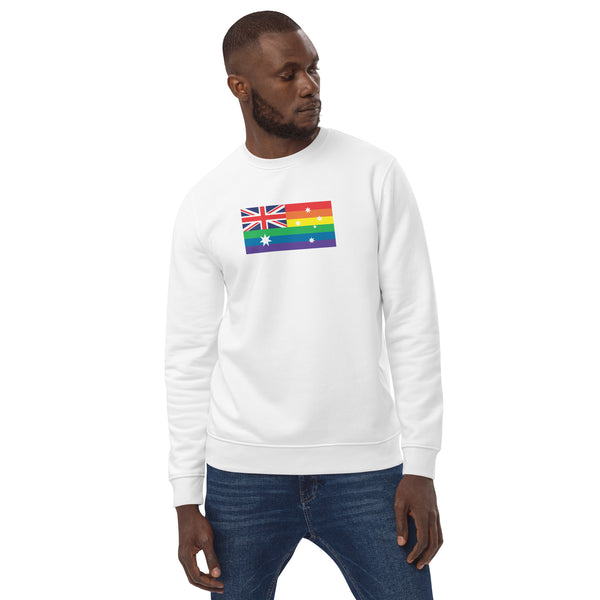 Australia LGBT Pride FlagUnisex Eco Sweatshirt