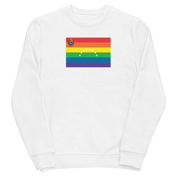Venezuela LGBT Pride Flag Unisex eco sweatshirt
