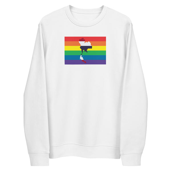 Thailand LGBT Pride Flag Unisex eco sweatshirt