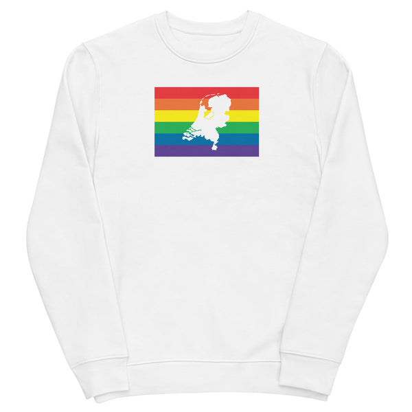 Netherlands LGBT Pride Flag Unisex eco sweatshirt