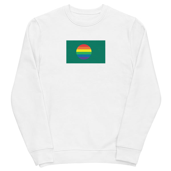 Bangladesh LGBT Pride Flag Unisex Eco Sweatshirt