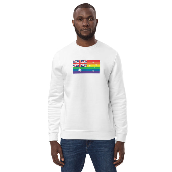 Australia LGBT Pride FlagUnisex Eco Sweatshirt
