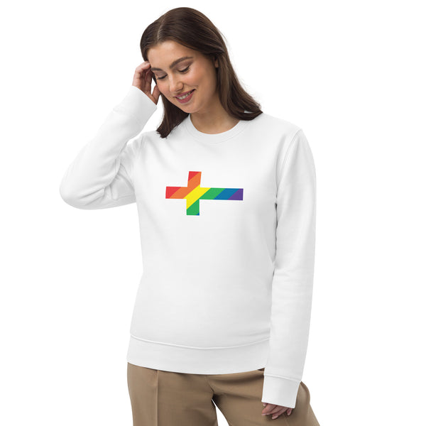 Finland LGBT Pride Flag Unisex eco sweatshirt