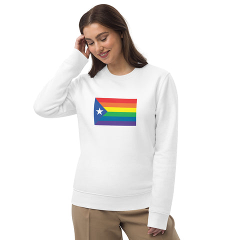 Catalonia LGBT Pride Flag Unisex eco sweatshirt