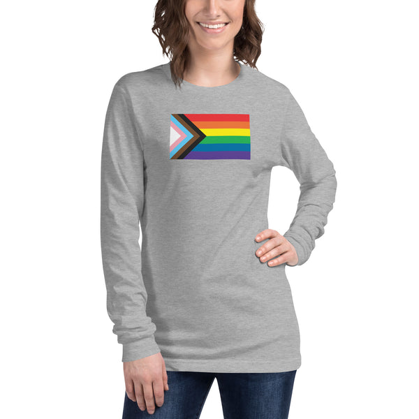 Progress Pride Flag Unisex Long Sleeve Tee