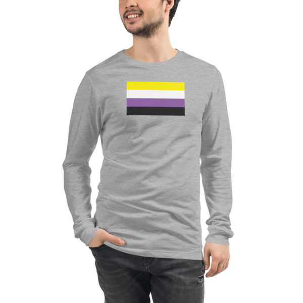 Non Binary Pride Flag Long Sleeve Tee