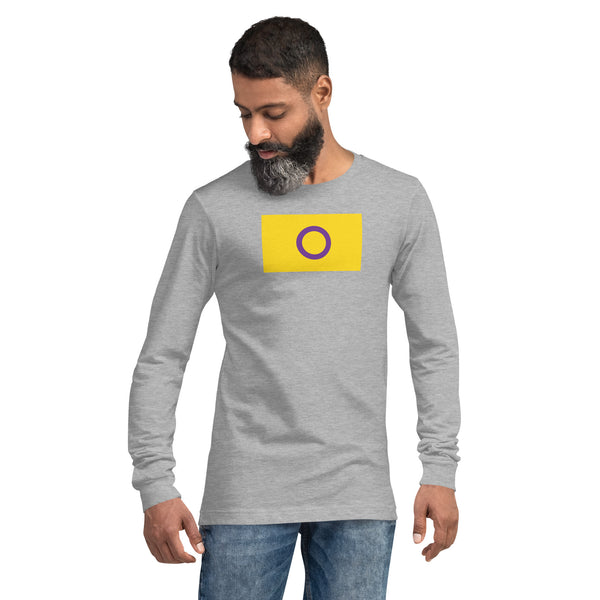 Intersex Flag Unisex Long Sleeve Tee