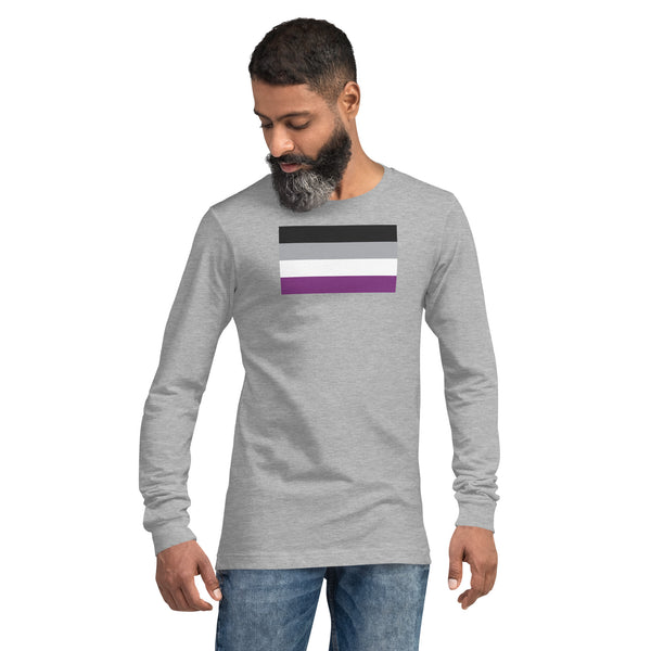 Asexual Pride Flag Unisex Long Sleeve T-Shirt
