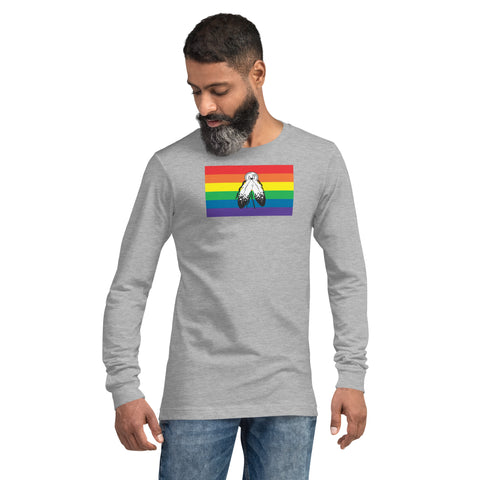 Two Spirit Flag Unisex Long Sleeve Tee