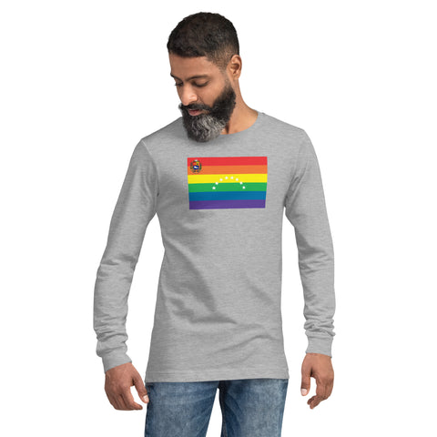 Venezuela LGBT Pride Flag Unisex Long Sleeve Tee