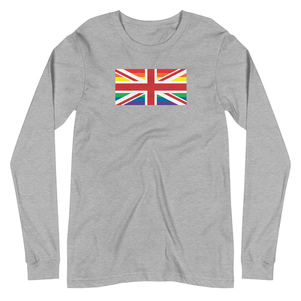 United Kingdom LGBT Pride Flag Unisex Long Sleeve Tee