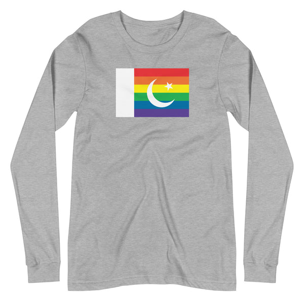 Pakistan LGBT Pride Flag Unisex Long Sleeve Tee