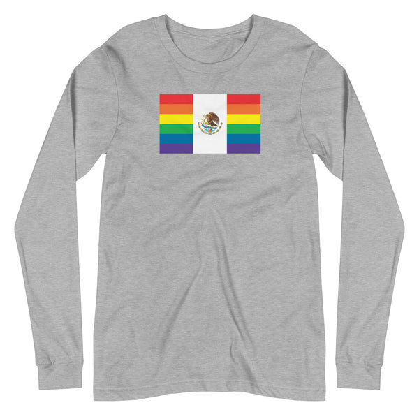 Mexico LGBT Pride Flag Unisex Long Sleeve Tee